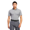 Adidas Mens Recycled Performance Polo Shirts Grey Melange